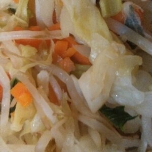 【簡単・スピード】塩にんにくの野菜炒め